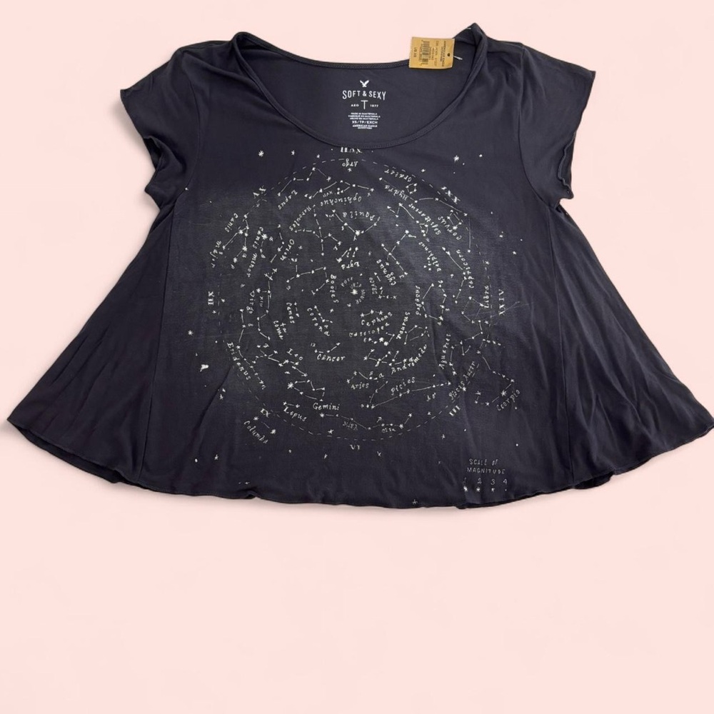 American Eagle Outfitters Kids Starry Night Tee - Black
